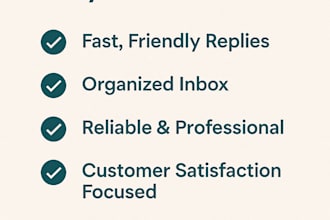 provide professional email and chat support for your business