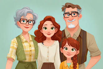 turn your photo into disney cartoon style portrait