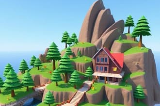 create stunning 3d roblox maps 3d game environment or game models for your game