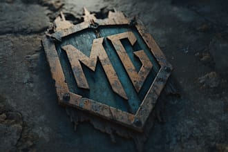 draw a medieval, fantasy, rpg gaming logo