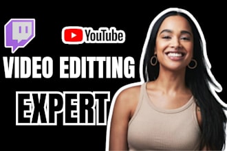be your twitch vod expert twitch video edit expert twitch streaming video expert