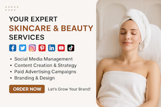 be your social media marketing for skin care, salon,  beauty and content creator