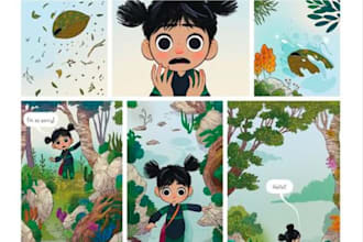 draw comic book illustration graphic novel comic strip and webcomic