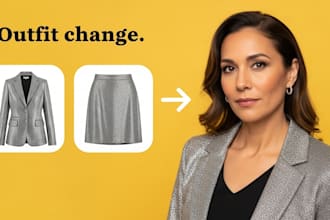 design realistic  fashion apparel ai photography with ai models, 3d garment