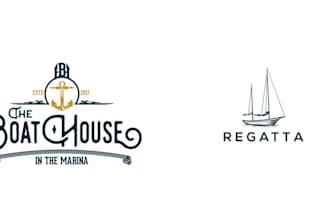 do fishing team boat yacht charter logo in 24 hours
