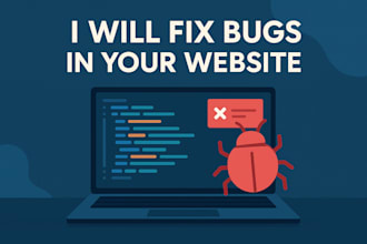 fix angular or react website bugs