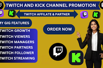 do youtube kick organic promotion twitch channel, viewers, follower