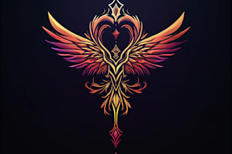 design awesome rpg fantasy or sci fi logo for you