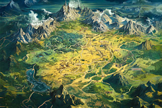 create a custom fantasy map for you