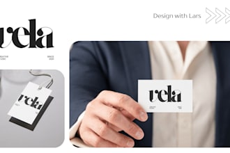 design a clean minimalist logo for your business