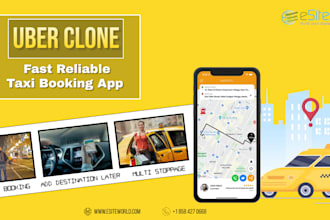 develop taxi booking app uber booking app taxi clone app uber clone app delivery