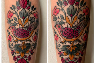 create unique custom tattoo design for you, sleeve tattoo