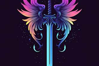 create medieval, fantasy, rpg gaming logo