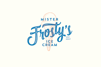 design a premium vintage retro logo with authentic style