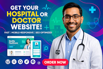 medical website, healthcare, home care, and hospital website in wordpress