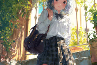 draw awesome anime character , fanart, vtuber art