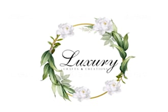 watercolor, floral and hand drawn logo