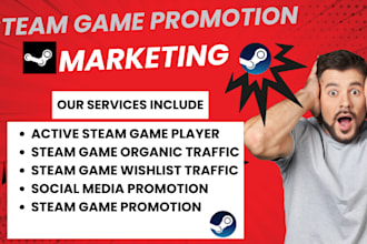 raise your steam game wishlist for steam game marketing, steam game promotion