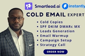 setup instantly ai, smartlead for cold email outreach marketing and email warmup