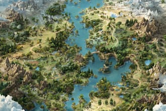 make you a medieval fantasy map