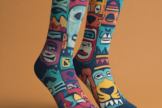 draw creative socks unique sock design for you