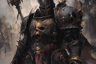 create warhammer 40k character and creature