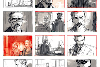 illustrate comic book graphic novel manga