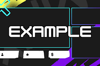 create your twitch and youtube overlay designs
