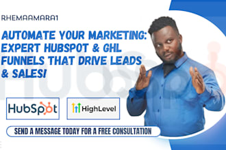 copywrite setup email workflow series landing page  automation on hubspot ghl