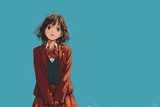 create anime characters and oc for you