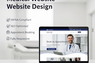 create responsive wordpress website for doctors and hospitals