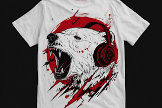 do graphic and streetwear t shirt designs