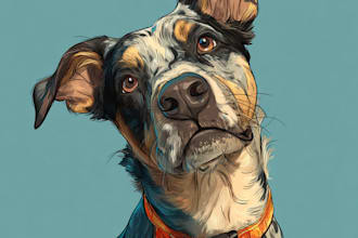 draw your pets into disney cartoon style