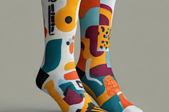 design cool socks with personality