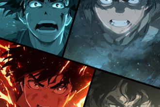 design high quality anime thumbnails for you