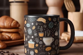 make an awesome custom coffee mug design