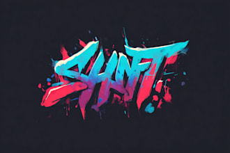 create a graffiti handstyle for tag name or your logo brand