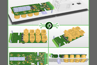 schematic multi layer pcb design gerber and bom files drone rf chargers