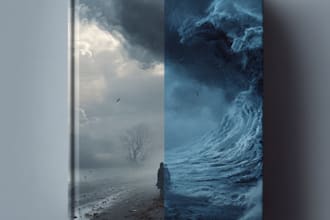 do creative book cover design within 24 hours