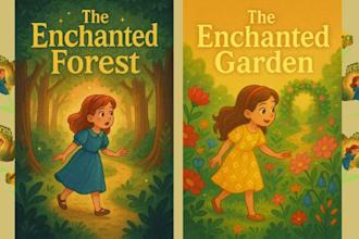 create custom book cover illustration for all genres, amazon, ingramspark cover