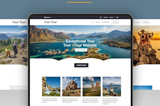build travel agency, tour package, or booking website