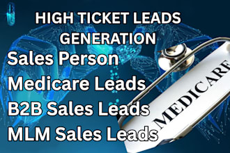 be sales closer deal closing sales rep high ticket leads mlm and medicare leads