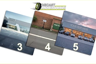 edit your diecastbackgrounds sample pack