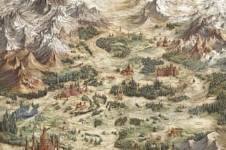 do map illustration map design fantasy map maker cartography city map vector map