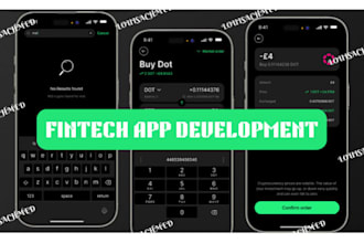 develop fintech app fintech website payment app wallet app bank app loan app