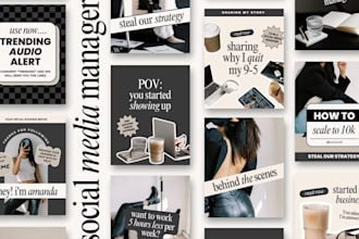 design social media post, pinterest template, instagram carousel, facebook post