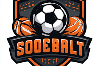 design fantasy football soccer basketball baseball golf and other sport logo