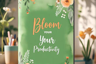 design digital and printable planner, journal and workbook