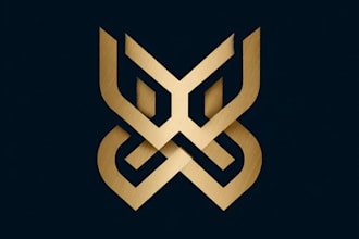 do modern custom minimalist unique business logo design