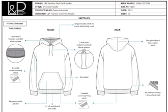 create fashion mockups, flat sketches, and patterns for your clothing line